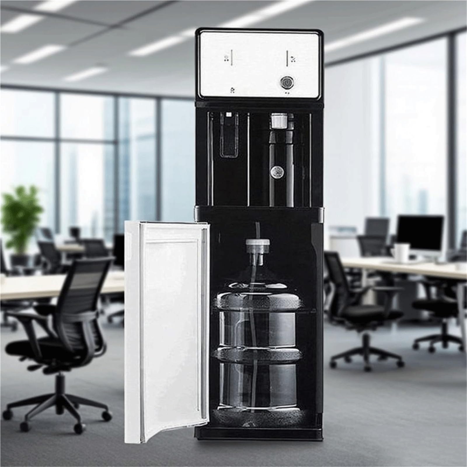 ITOSUI Bottom Loading Floor Standing Water Dispenser,Bottled Water Cooler Chiller Machine,3-Second Instant Boiling,Cold Hot Dual Function,Ideal for Home Office Chilled Water Tea Coffee