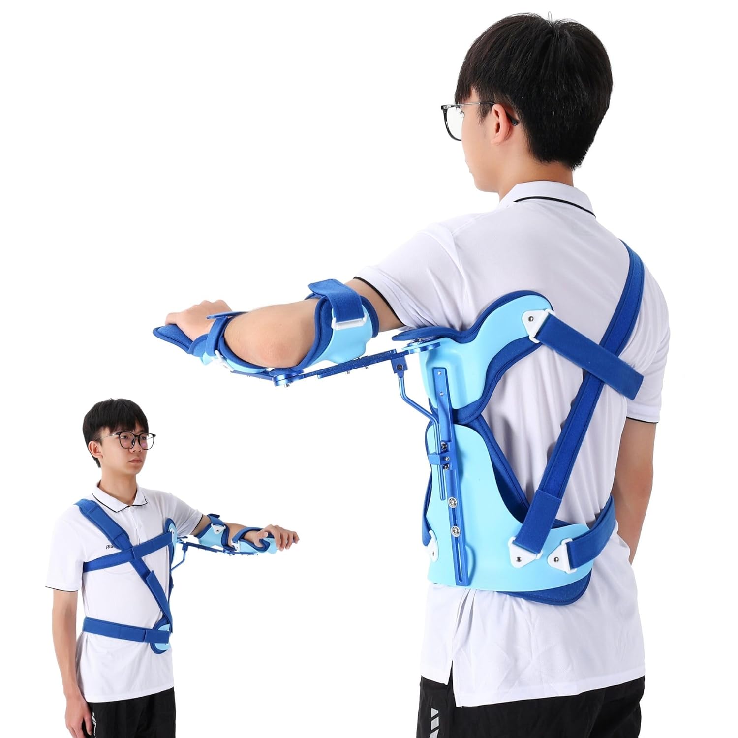 Shoulder Abduction Brace - Adjustable Rotator Cuff Support for Post Surgery Recovery & Pain Relief, Universal Shoulder Immobilizer