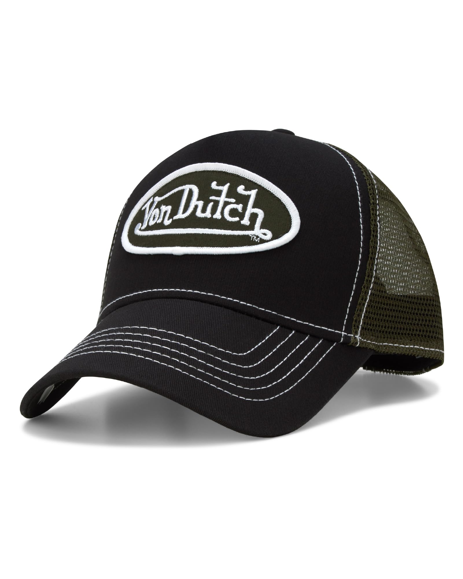 Unisex Trucker Hat - Curved Bill Mesh Back Retro Classic Adjustable Snapback Baseball Cap for Men and Women