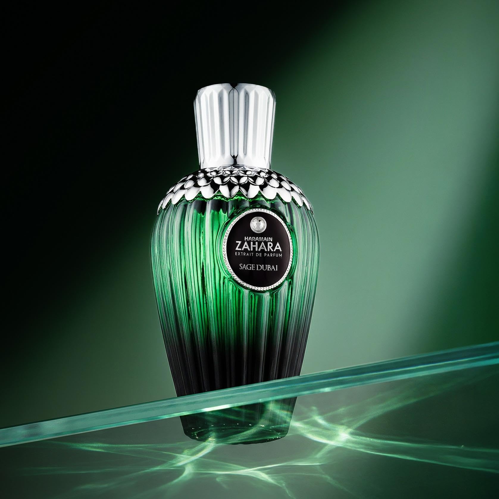 Al Haramain Zahara Sage Dubai Extrait De Parfum 100 ml | Perfume de mujer fresco y radiante | Floral claro con matices suaves y cálidos | Aroma elegante de larga duración | Botella de lujo lista para