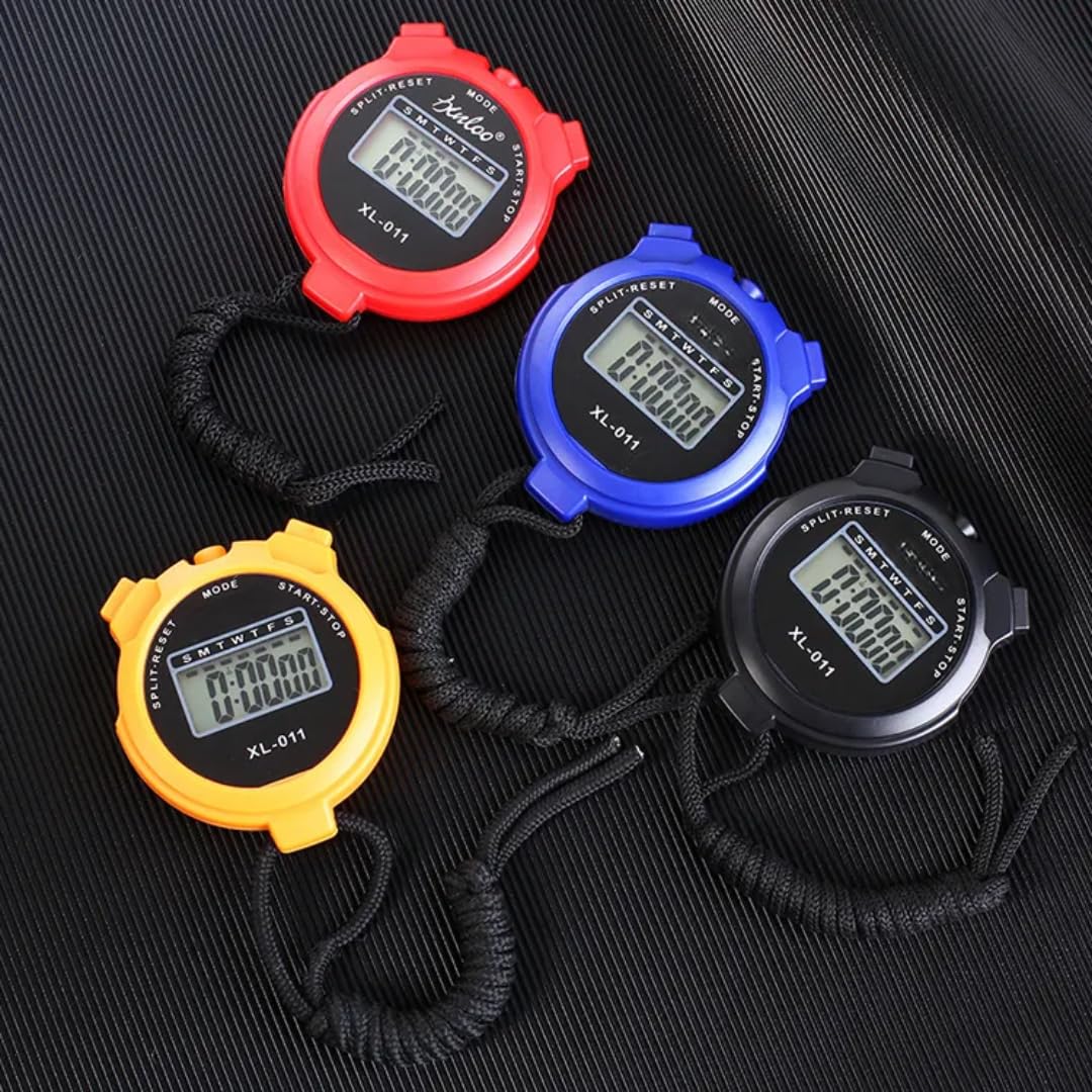 Haoyaa Digital Stopwatch Timer Large Three Row Display Athletics Racing BF5