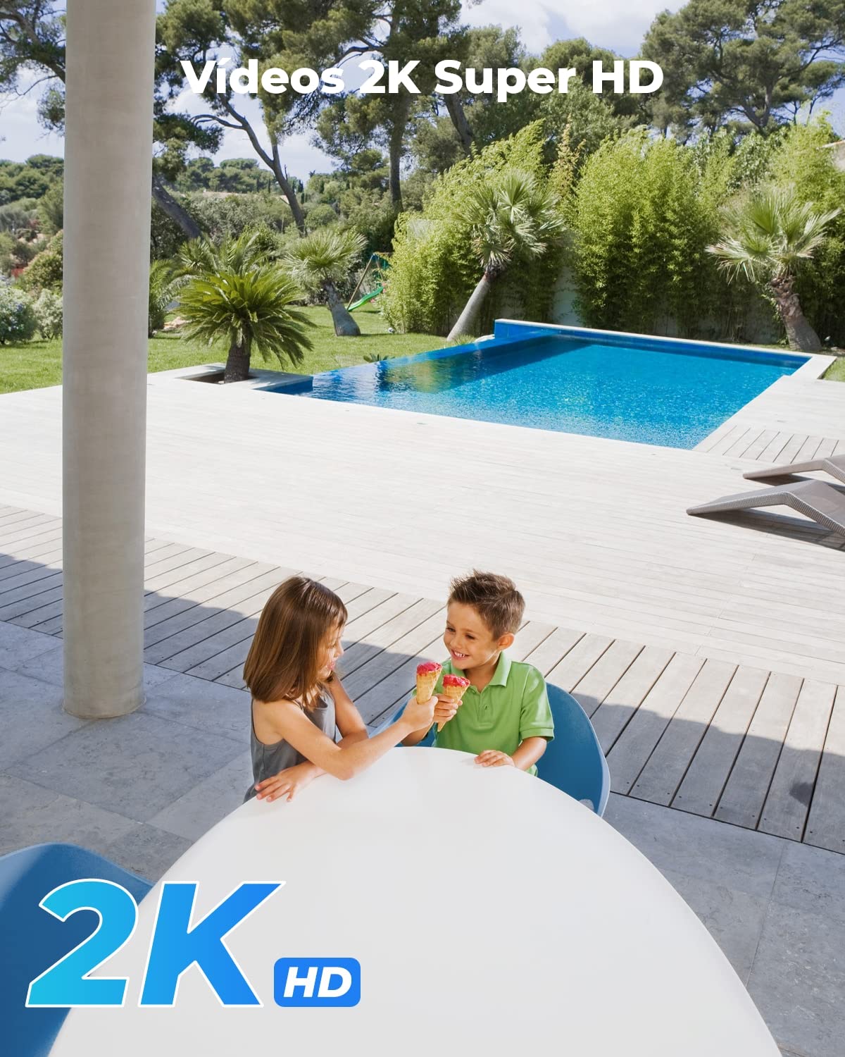 Reolink 4MP 3G/4G LTE Cámara Vigilancia Exterior con Batería Recargable | 2K HD Camara Solar Exterior Inalámbrica, Detección Inteligente, Audio Bidireccional, con Tarjeta SIM, Cloud/Alexa, Go Plus