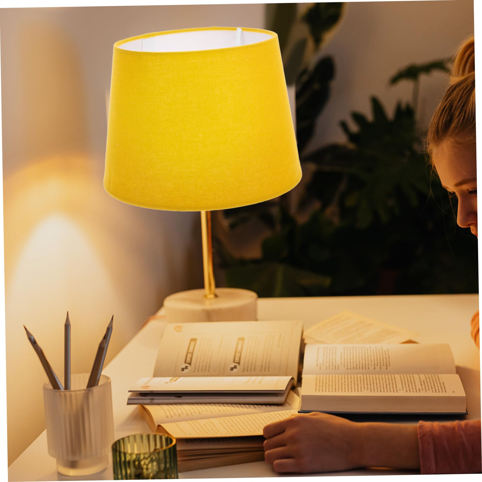 Abat-jour en Tissu pour Lampadaire et Lampe de Table E27/e14, Abat-jour Réglable Style Campagnard Chinois, Couverture Légère en Lin Naturel, pour Chambre et Salon, Lot Unique