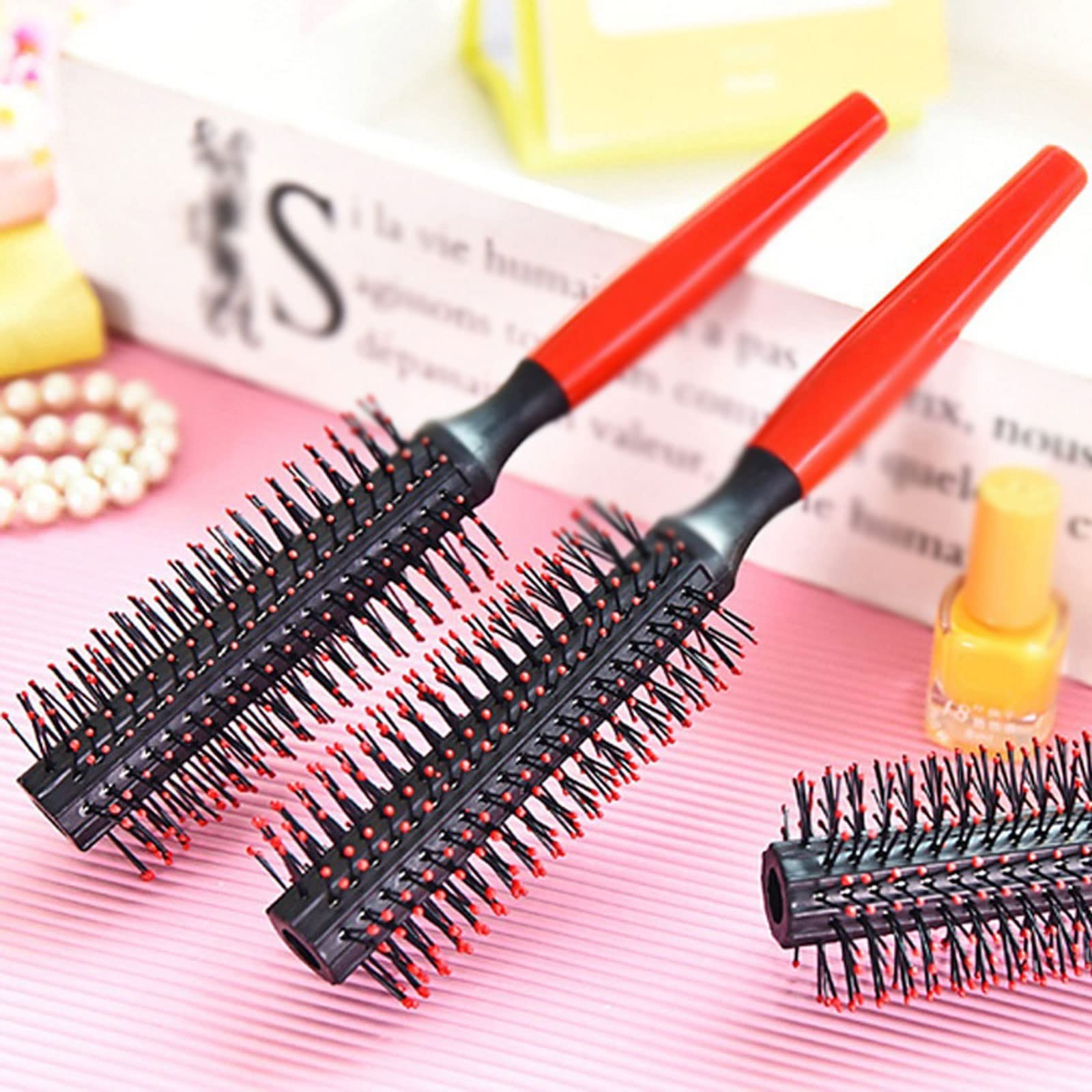 DieffematicSZ Peine Cabello Masaje de Cuero cabelludo Cepillo para el Cabello Peine de Rizado Mojado para Herramientas para peinar el Cabello
