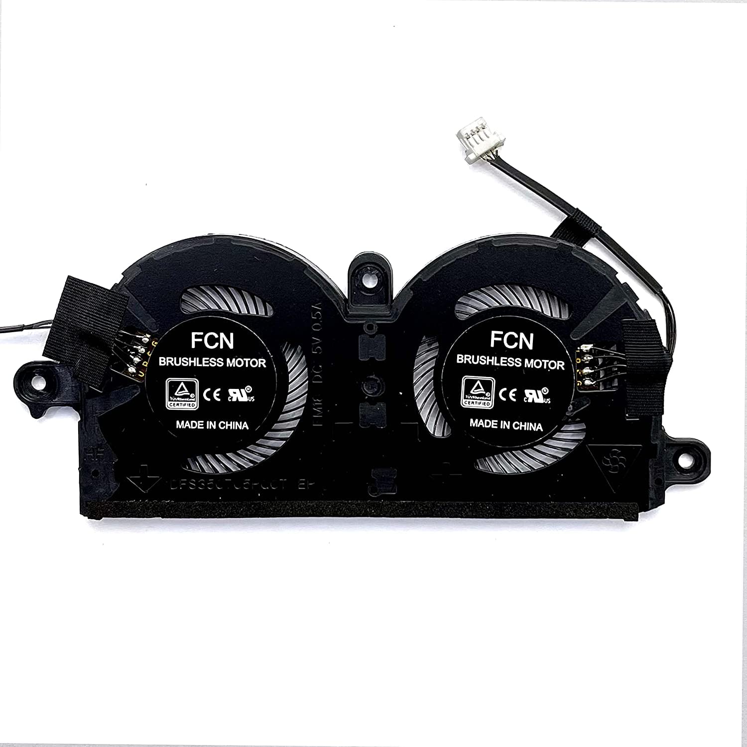 New CPU Cooling Fan Fit for DELL XPS13 9370 9380 CPU Cooling Fan ND55C19-16M01 DP/N 0980WH CN-0980WH 0PNWJR DFS350705P00T