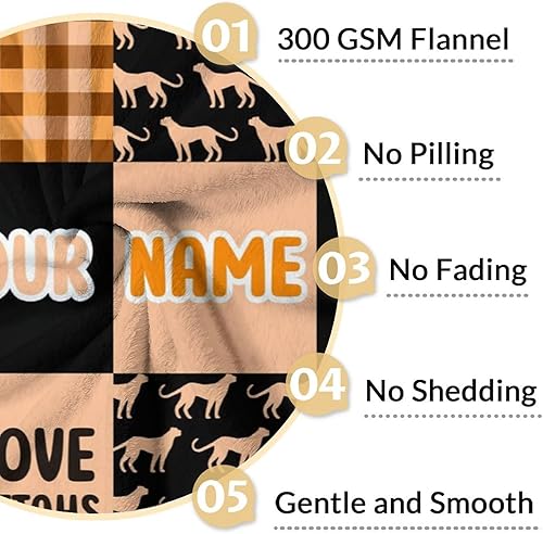 Miniatura 10 de Mantas de guepardo, manta de leopardo suave y mullida para niños y adultos, mantas de franela de 40 x 50 pulgadas para sofá y sofá, manta de regalo