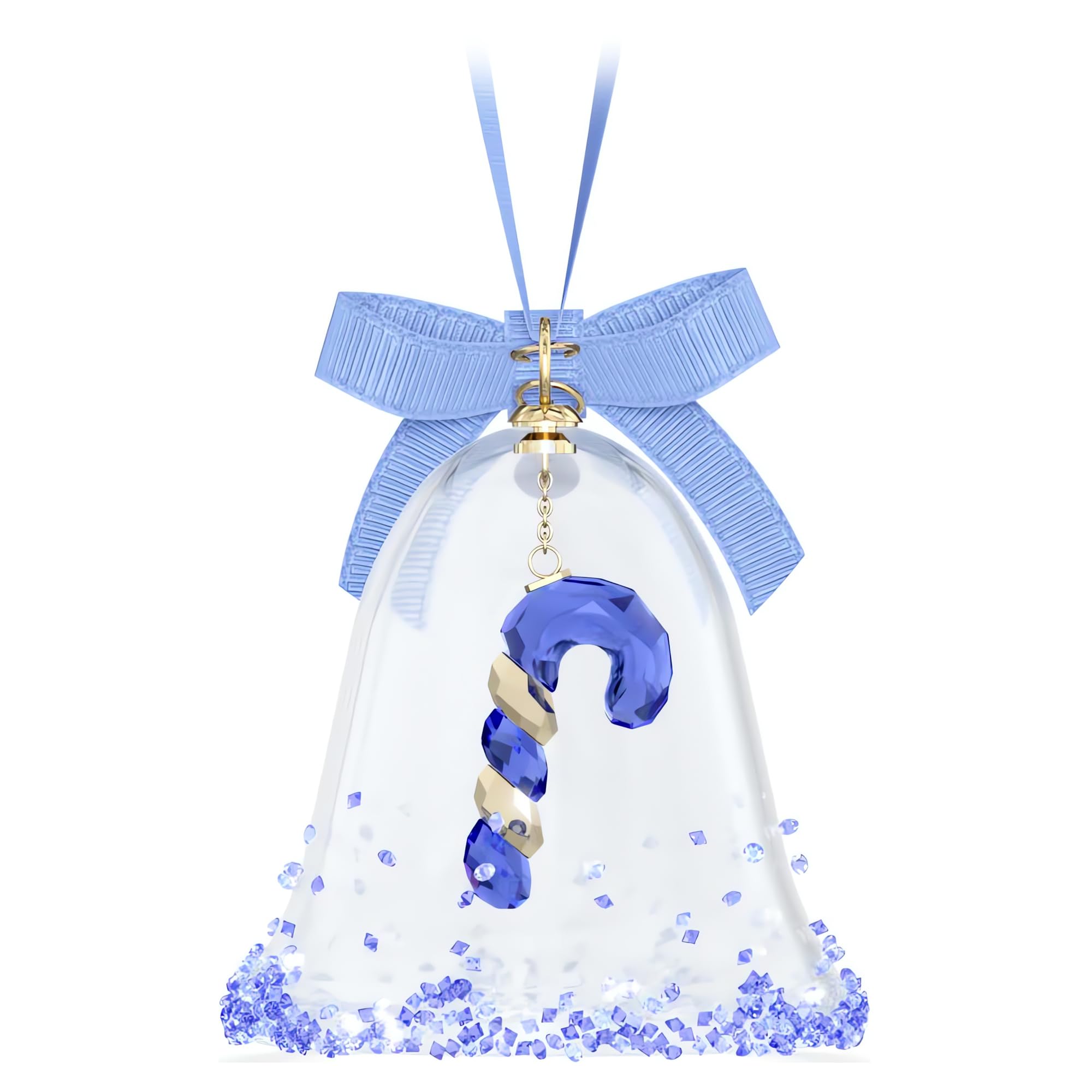 Amazon.com: Swarovski Holiday Cheers Dulcis Bell Ornament, Blue