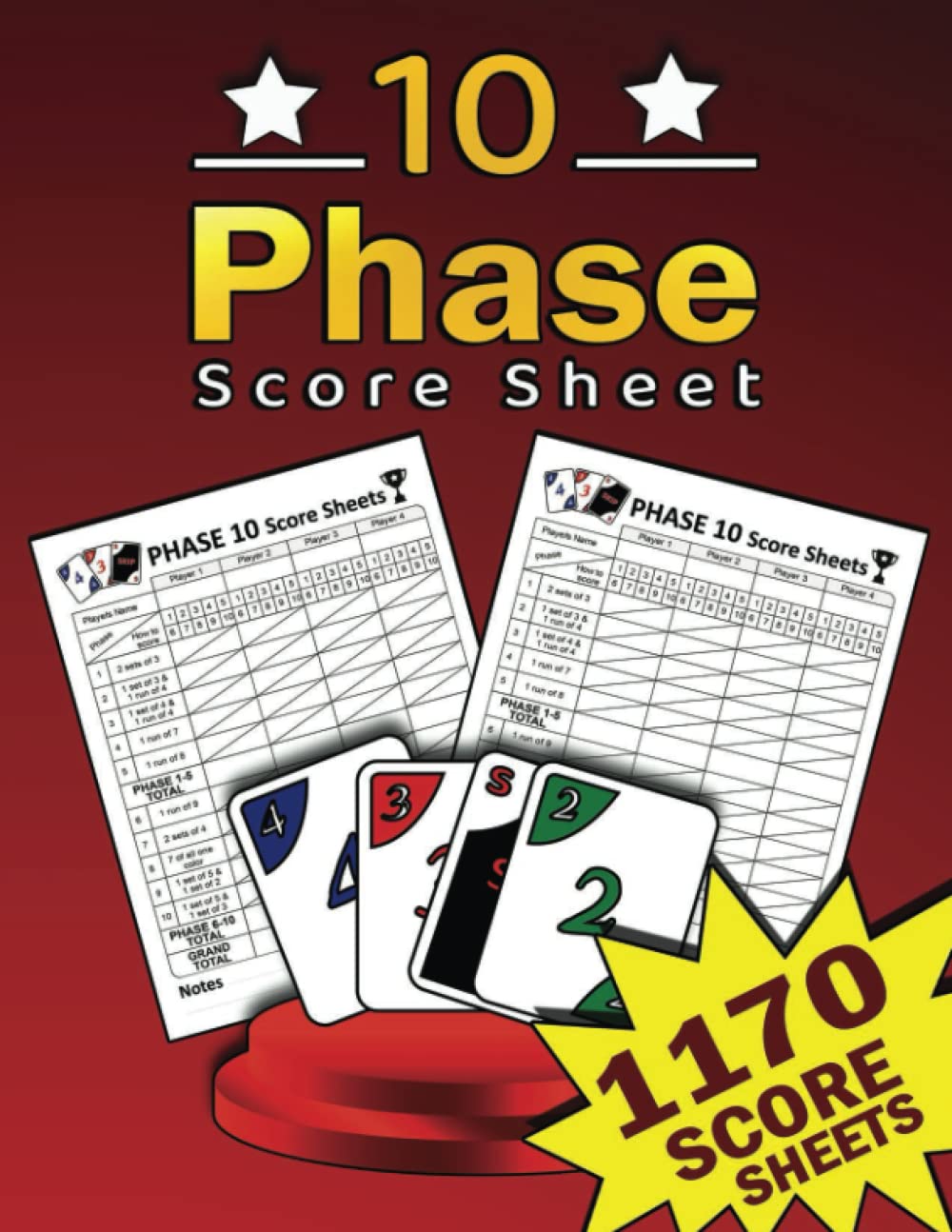 Buy Phase 10 Score Sheets phase 10 card game for adults score sheets