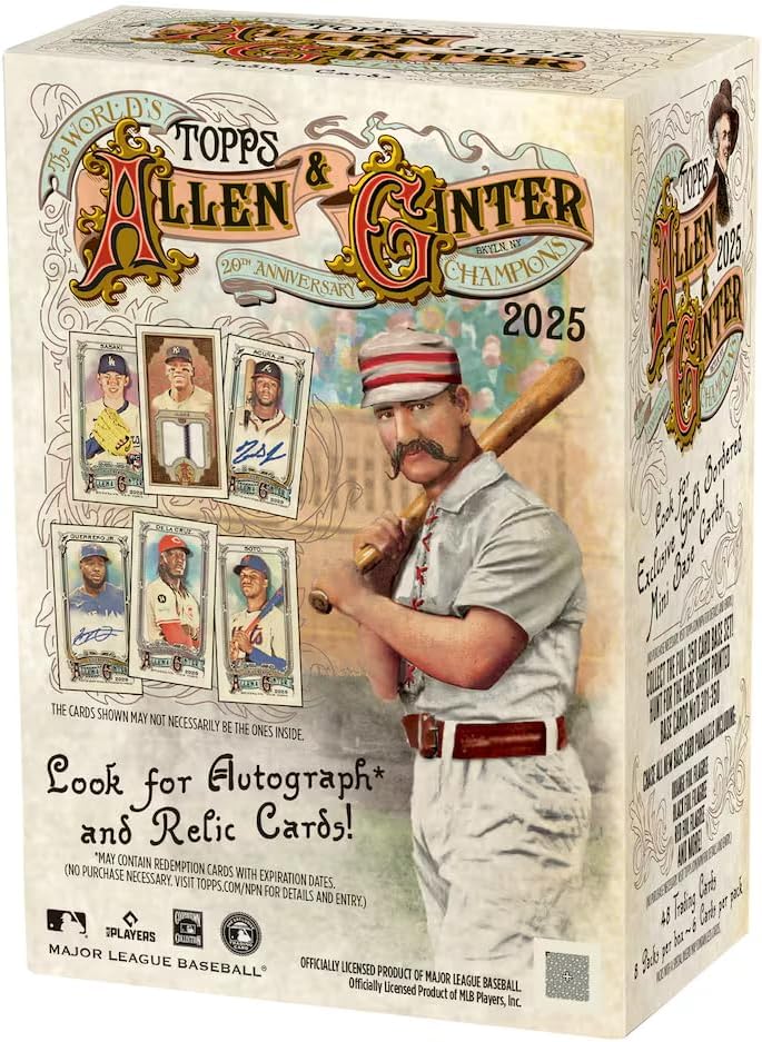 2025 Topps Allen & Ginter Baseball Factory Sealed Value Box