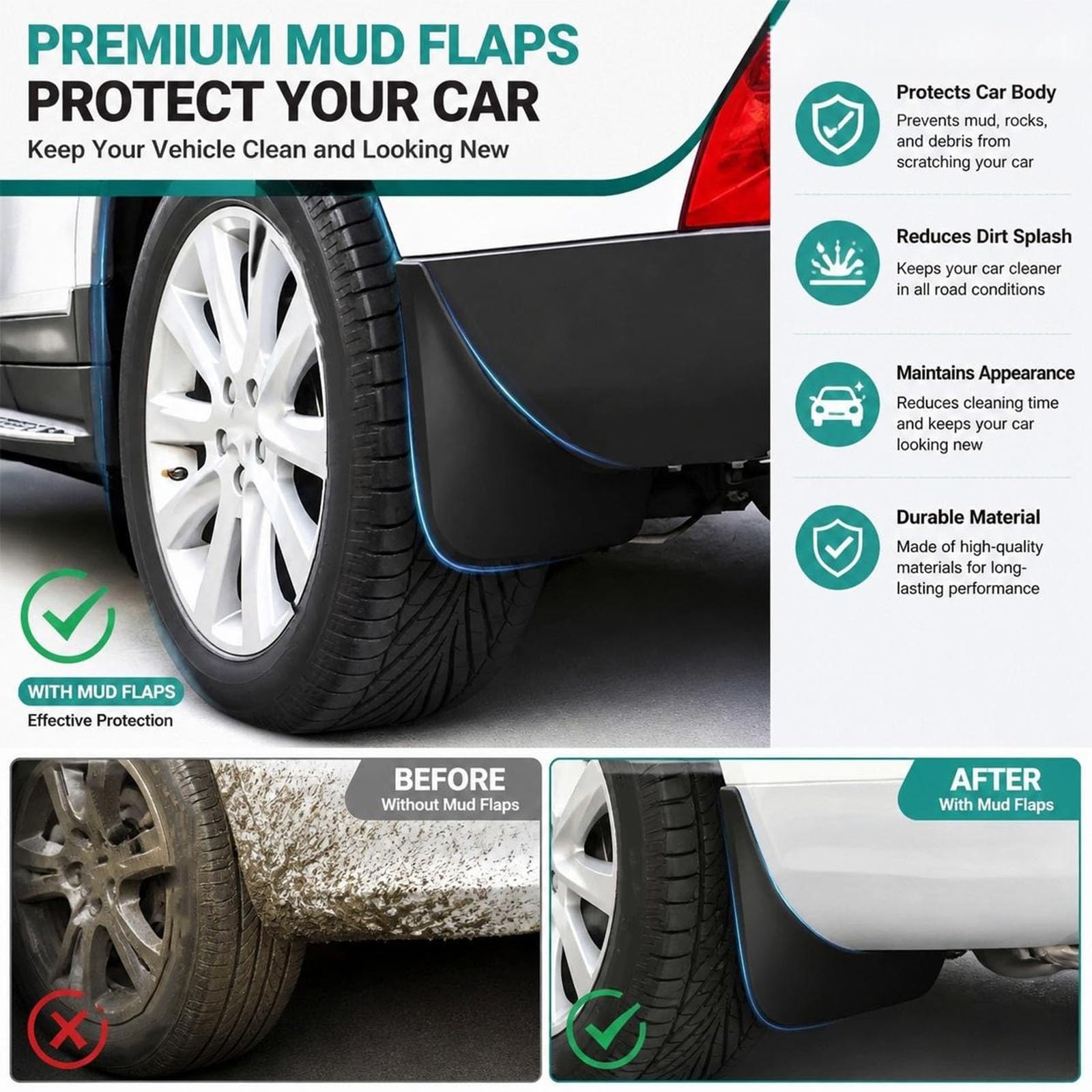 Parafango Fango Auto per Ford Equator 2025