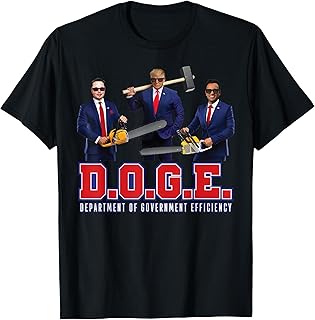 Funny D.O.G.E. (政府効率省) DOGE Tシャツ