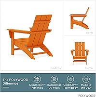 Vista 4 de Silla moderna tipo Adirondack. Adirondack de Polywood, Aruba.