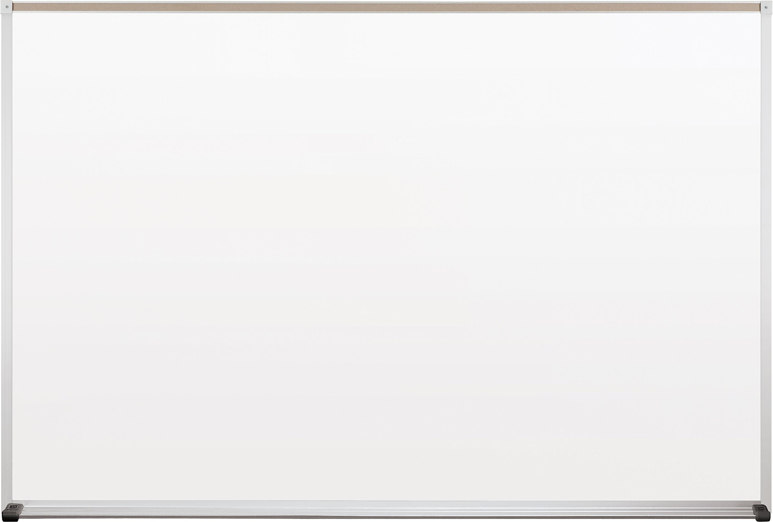 Deluxe Magne-Rite Dry Erase Whiteboard by Best-Rite – 54"W x 4.5"H, Multi, White/Silver, Model 219AG