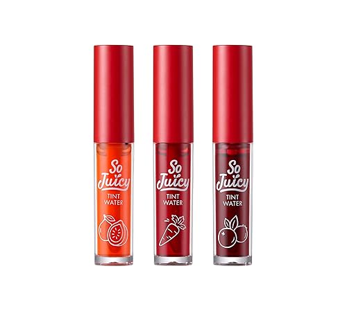 TONYMOLY So Juicy Lip Tint Water Trio 3 unidades