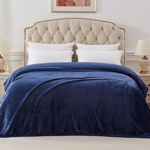 Miniatura 7 de Exclusivo Mezcla Manta de vellón para sofá, cama, súper suave y cálida, para uso en todas las estaciones, acogedora, afelpada, ligera, 90 x 66