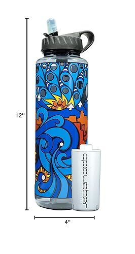 Miniatura 9 de Epic Water Filters Nalgene OG - Botella de agua con filtro, fabricada en Estados Unidos, sin BPA, elimina el 99.99% de los contaminantes del agua