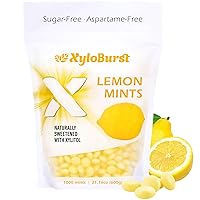 Vista 15 de XyloBurst - Mentas de Xilitol Menta para aliento fresco sin azúcar para la salud oral Sin gluten, veganas, aptas para keto Mentas libres
