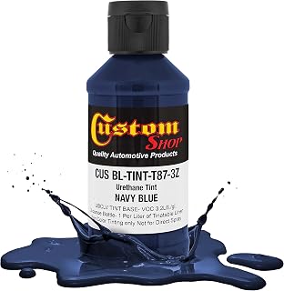 Custom Coat Camouflage Series 3 Ounce (Navy Blue Federal Standard Color 35048) Urethane Tint Concentrate for Tinting Truck Bed Liner Coatings - Epoxy Resin