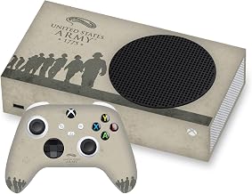 Head Case Designs Officially Licensed U.S. Army® Troops Silhouette Key Art Matte Vinyl Sticker Gaming Skin Decal Cover Compatible with Xbox Series S Console and Controller Bundle