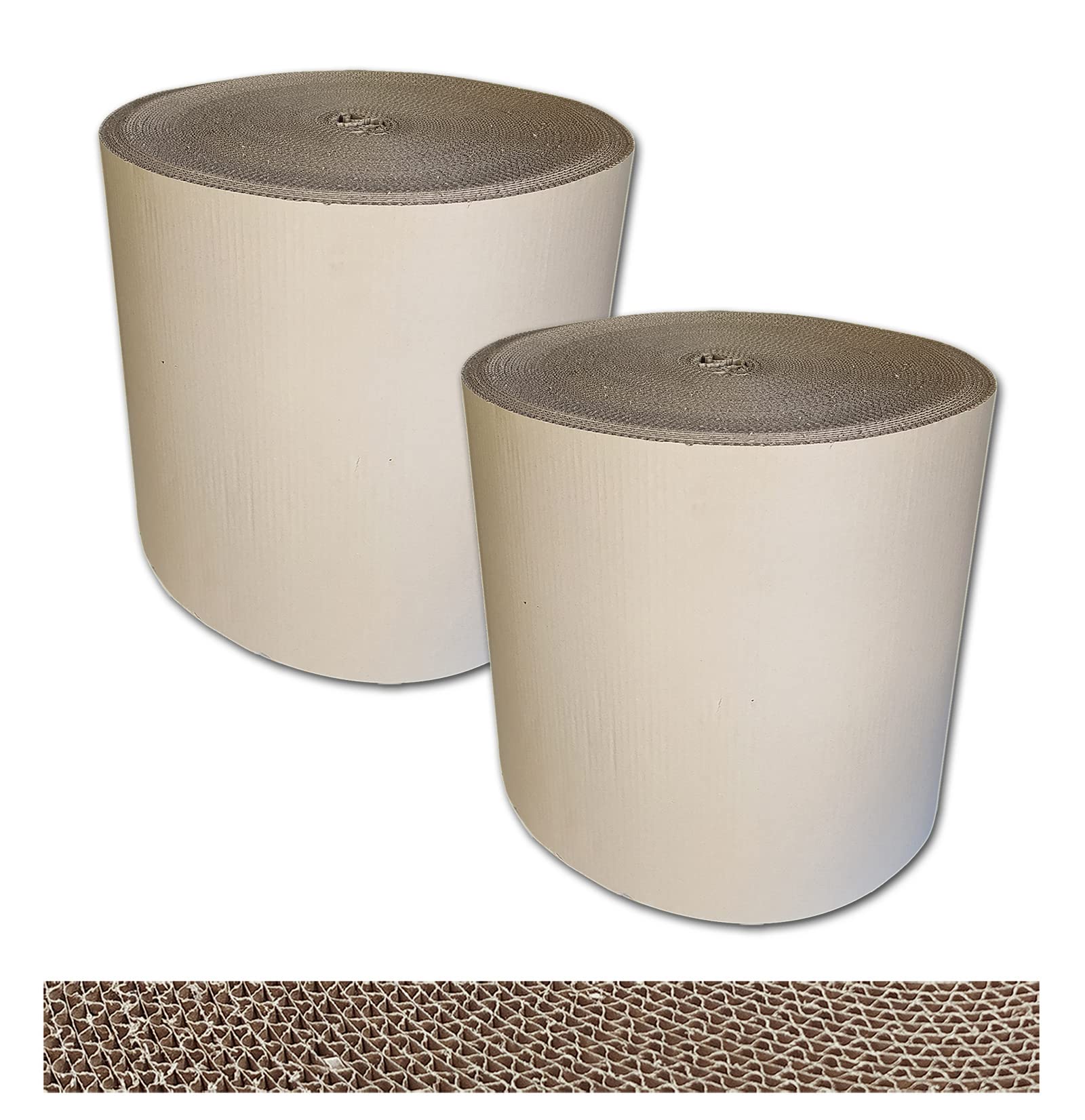 verpacking Cartone ondulato in rotoli 50 cm x 70 m (onda C) | materiale per imballaggio | 2 rotoli