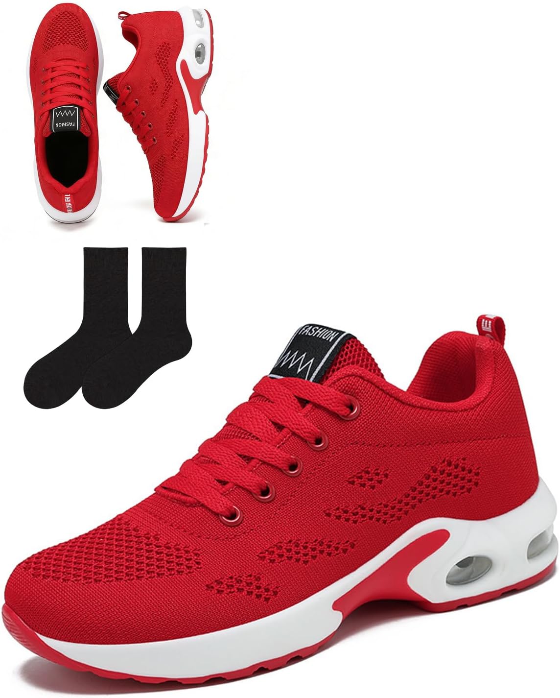 12 Hour Shift Shoes for Women, Orthopedic Shoes with Air Cushion, Lightweight Breathable, Wide Toe & Non Slip