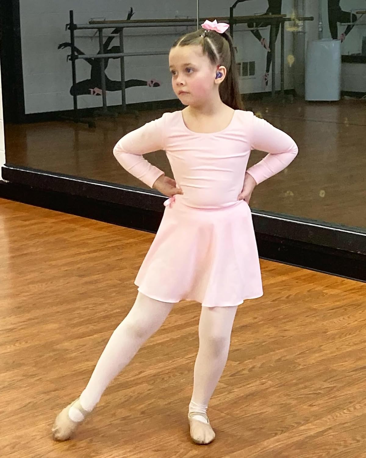 Stelle Ballet Leotards for Girls Toddler Dance Dress Outfit Combo with Skirt and Tights (Toddler/Little Kid/Big Kid) - Image 4