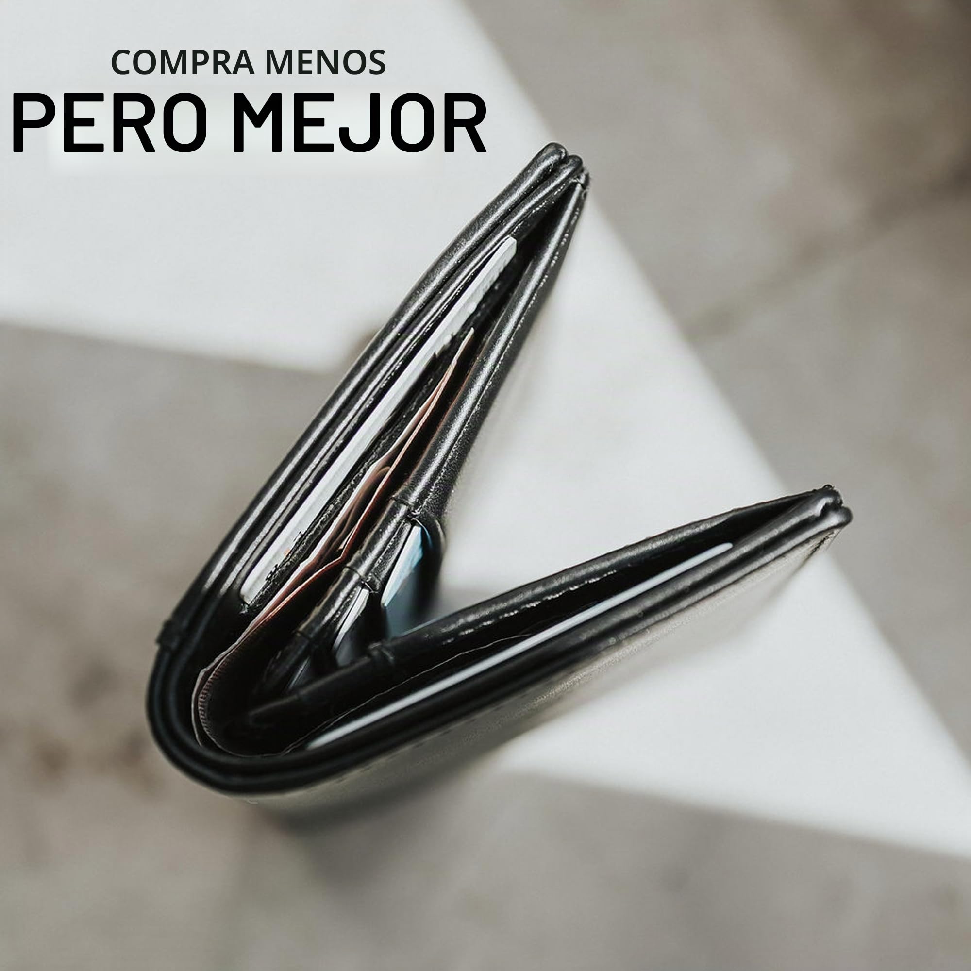 Berliner Bags Chris Cartera Vertical Cuero Hombre Monedero Cremallera RFID | Negro Billetera De Piel Auténtica Slim 9 Tarjetas Ventana Dni Bolsillo Oculto Protección Nfc Compacta Elegante Y Práctica