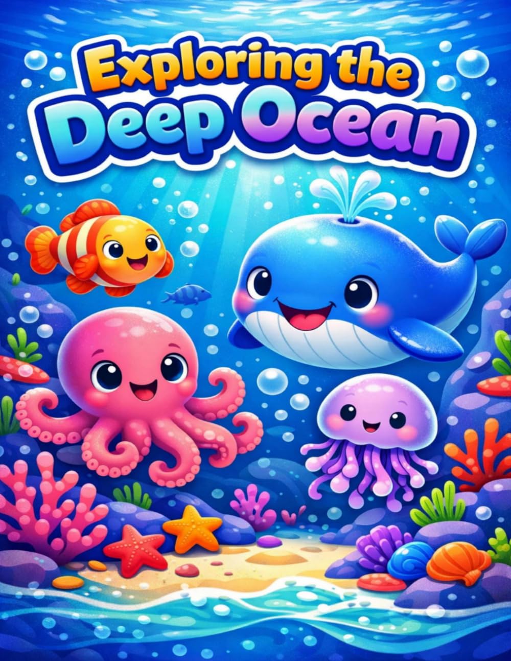 Exploring the Deep Ocean coloring book