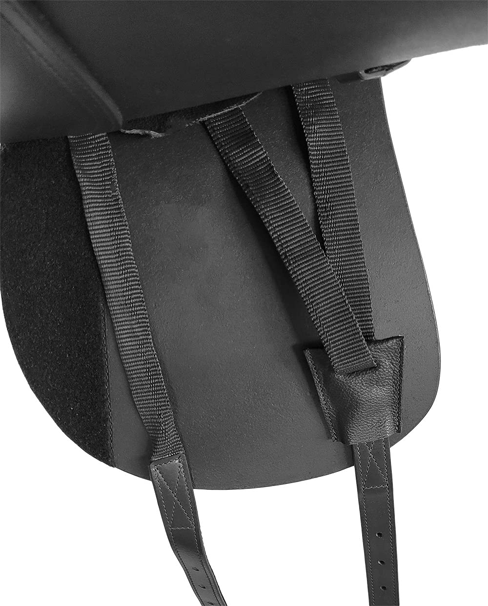 A&M Reitsport Baumloser VSD Sattel Boston aus Büffelleder Schwarz, Größe:16 Zoll