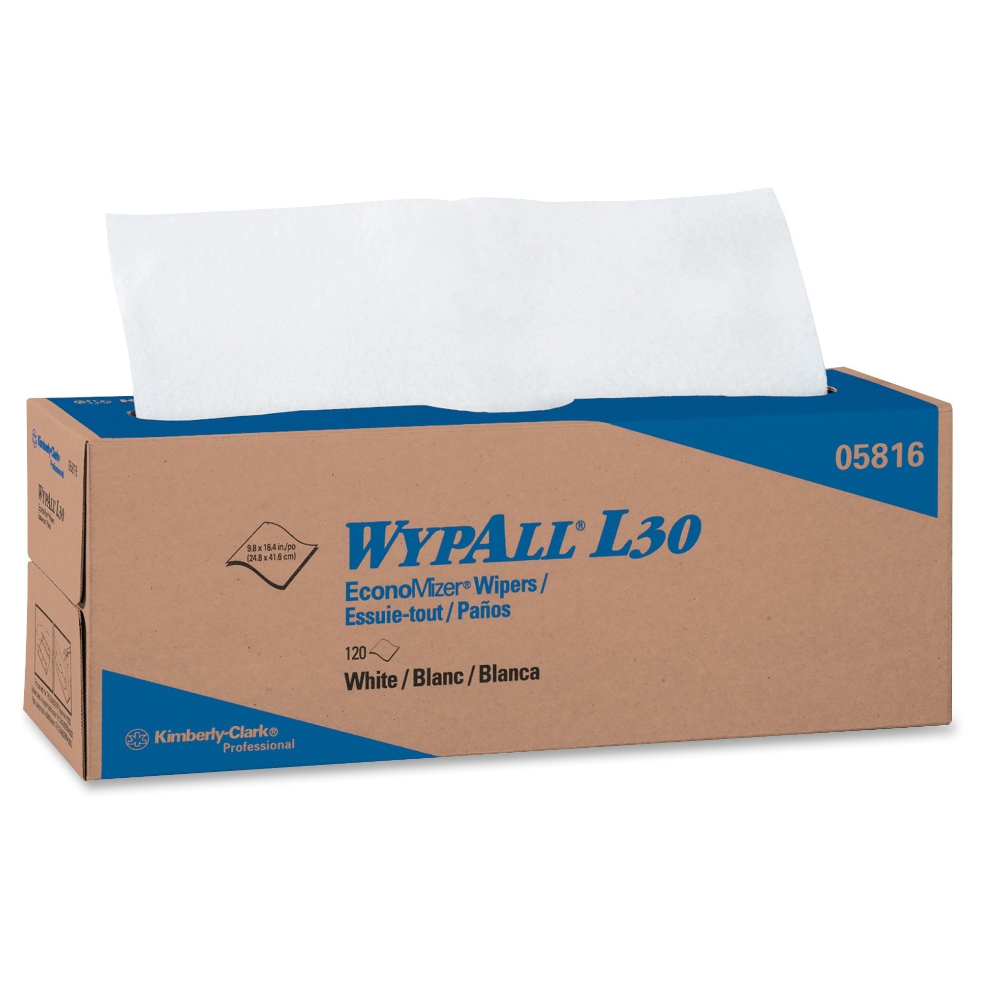 KIMBERLY-CLARK 5816 Industrial Wiping Cloths 120 Count