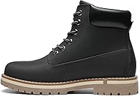 Vista 2 de Bruno Marc Botas clásicas de invierno y otoño para hombre, botas de trabajo al aire libre 2.0