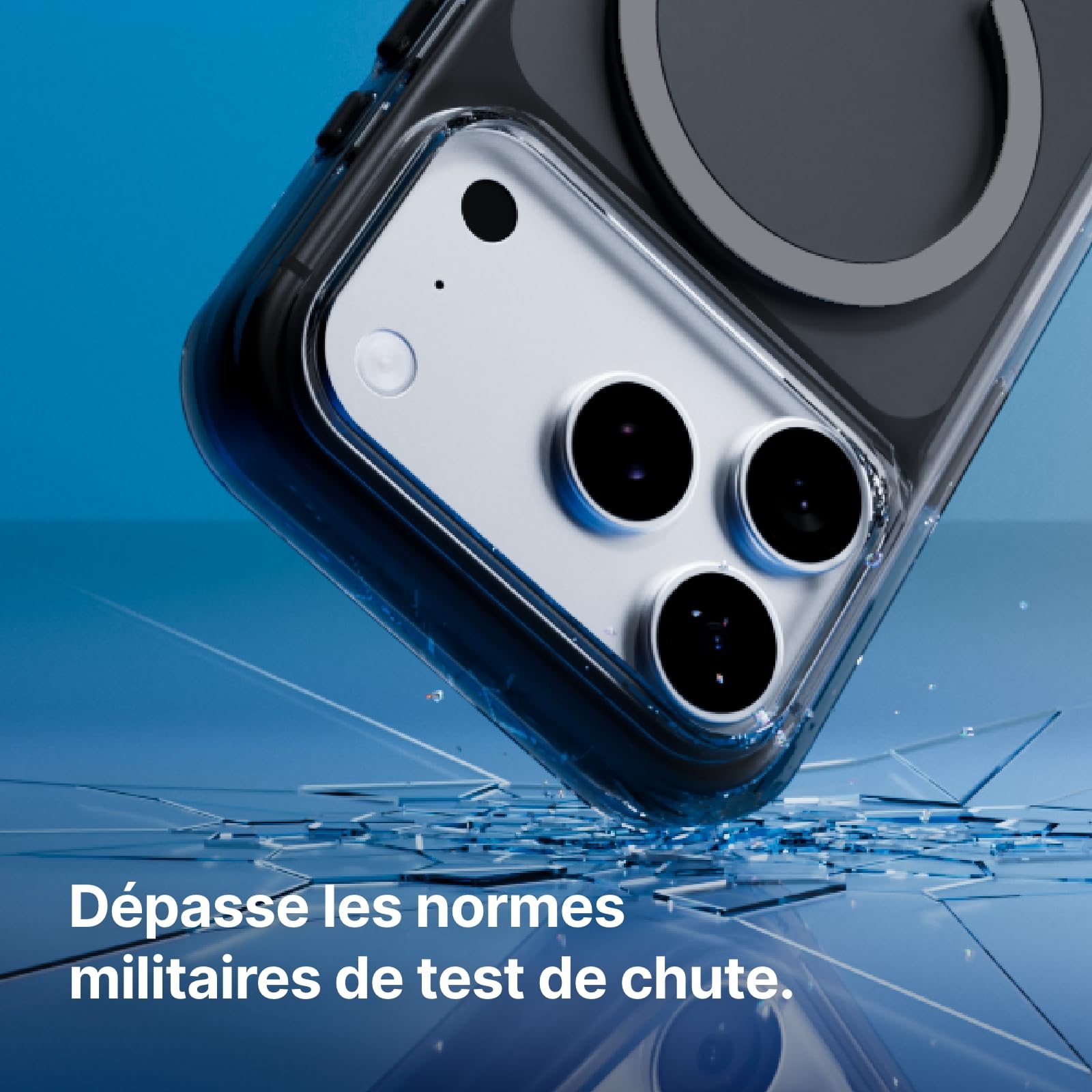 RhinoShield Coque Clear avec MagSafe pour iPhone 17e / 16e