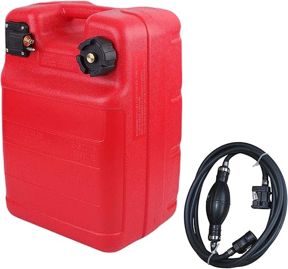 Portable Boat Fuel Tank,6gal 24L Marine Outboard Motor Plastic Fuel Tank,Boat Gas