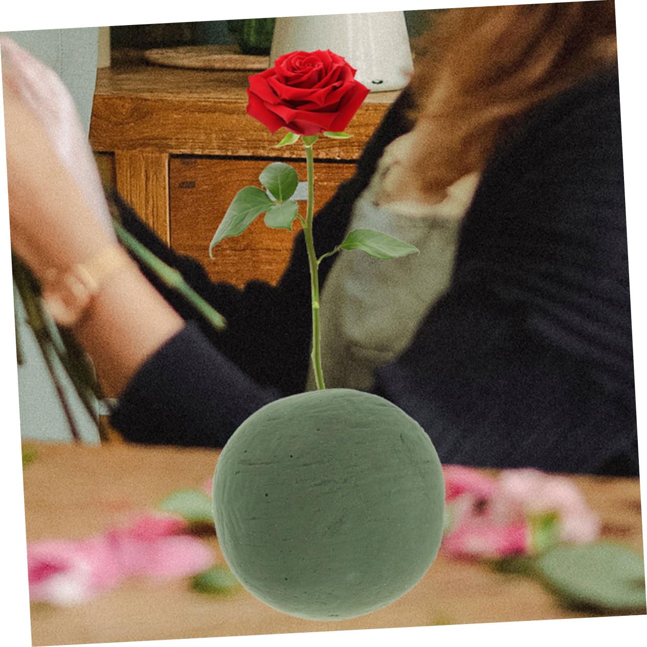 STOBOK 4 Pz di Fiori Schiume di Fiori Palline di Schiuma Secca Palline di Schiuma Floreale Blocchi di Schiuma Floreale Schiuma per Fiori Spugna Composizioni Floreali Resina Fenolica