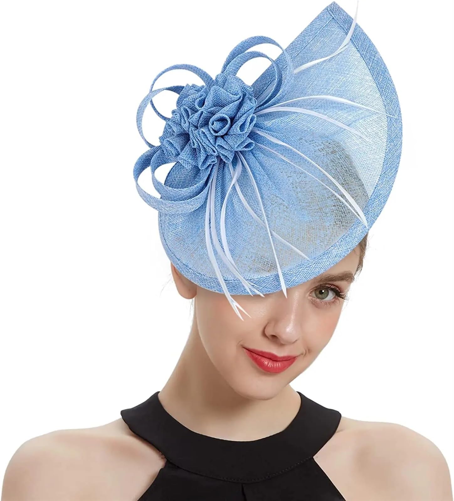 Cappello Fascinator in lino
