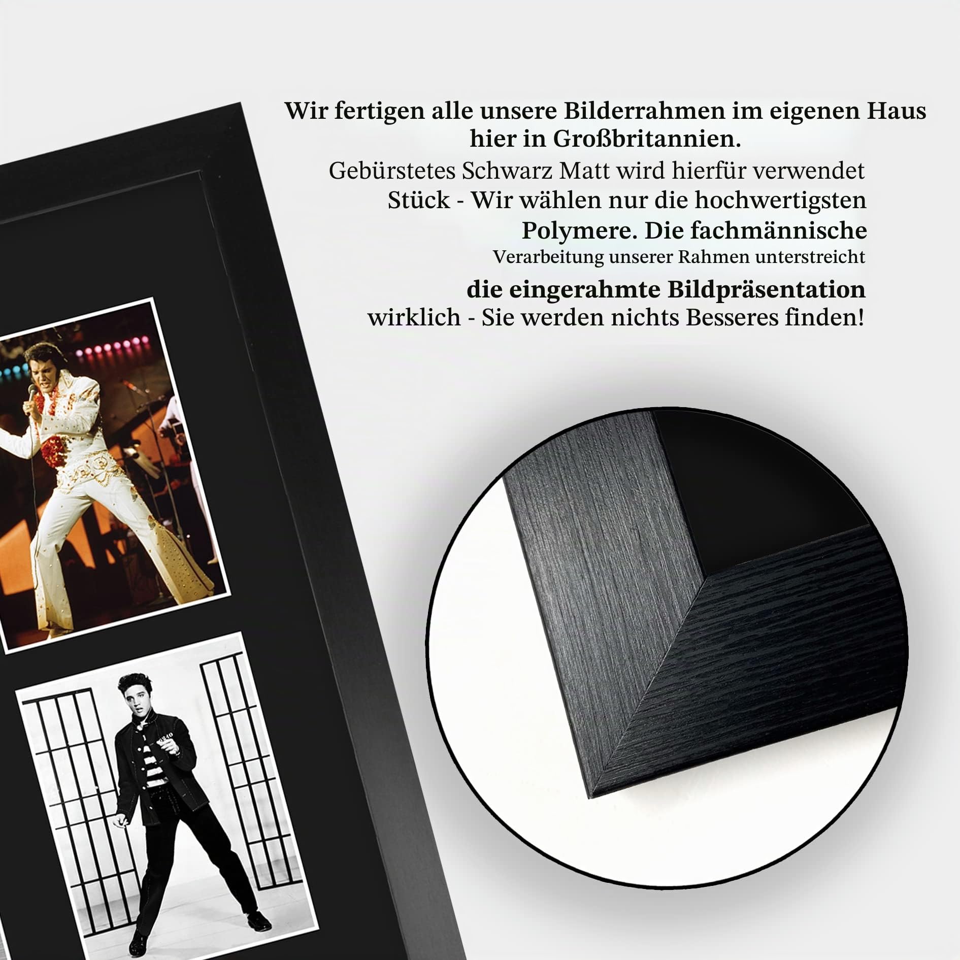 HWC Trading FR A3 Elvis Presley Musician The King Geschenke Gedruckt Signiert Autogramm Bild Für Musik Erinnerungsstücke Fans - A3 Framed