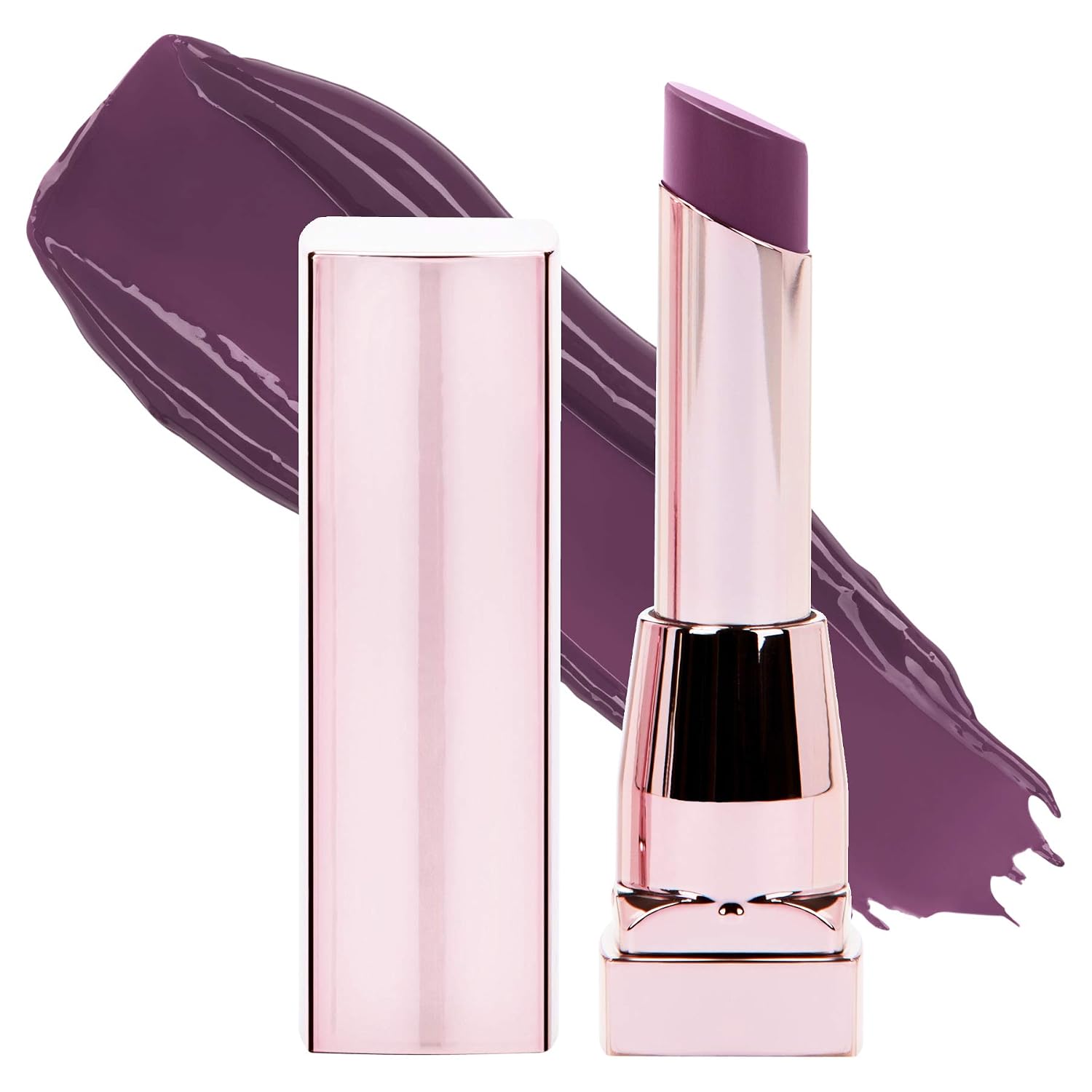 Maybelline Color Sensational Shine Compulsion Glossy Lipstick Makeup, Berry Blackmail, 0.1 Oz.