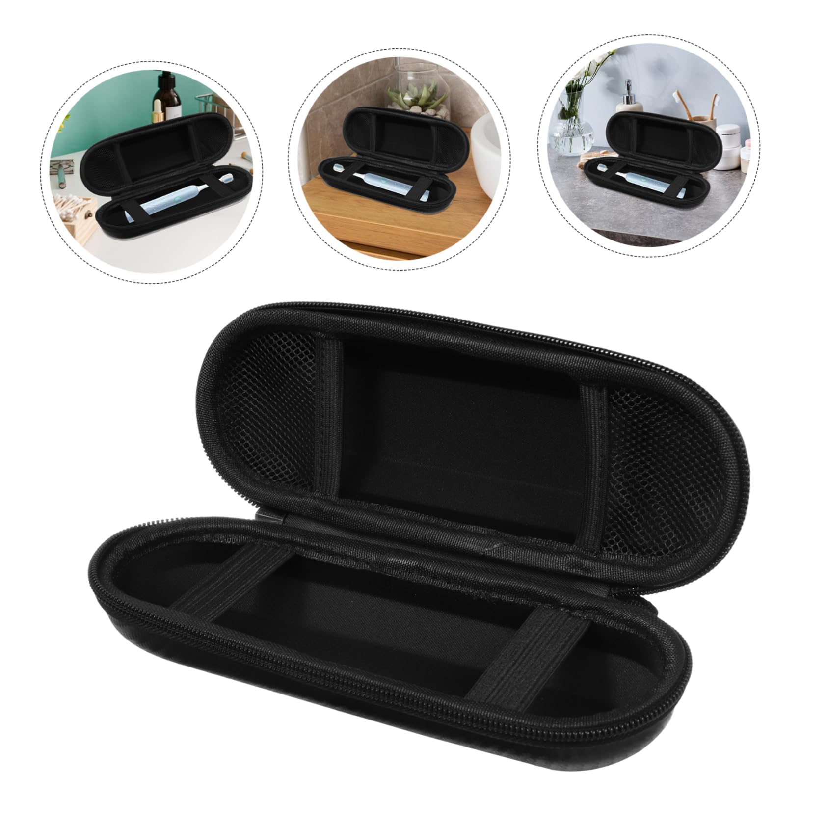 Beaupretty 5piezas Estuche De para Cepillo De Dientes Eléctrico Bolsa De Almacenamiento Prueba De Capacidad Suficiente para Cepillos De Dientes Diseño Práctico y De Sintético