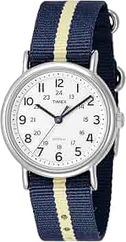 Amazon.co.jp: TIMEX ウィークエンダー ブルー×ホワイト