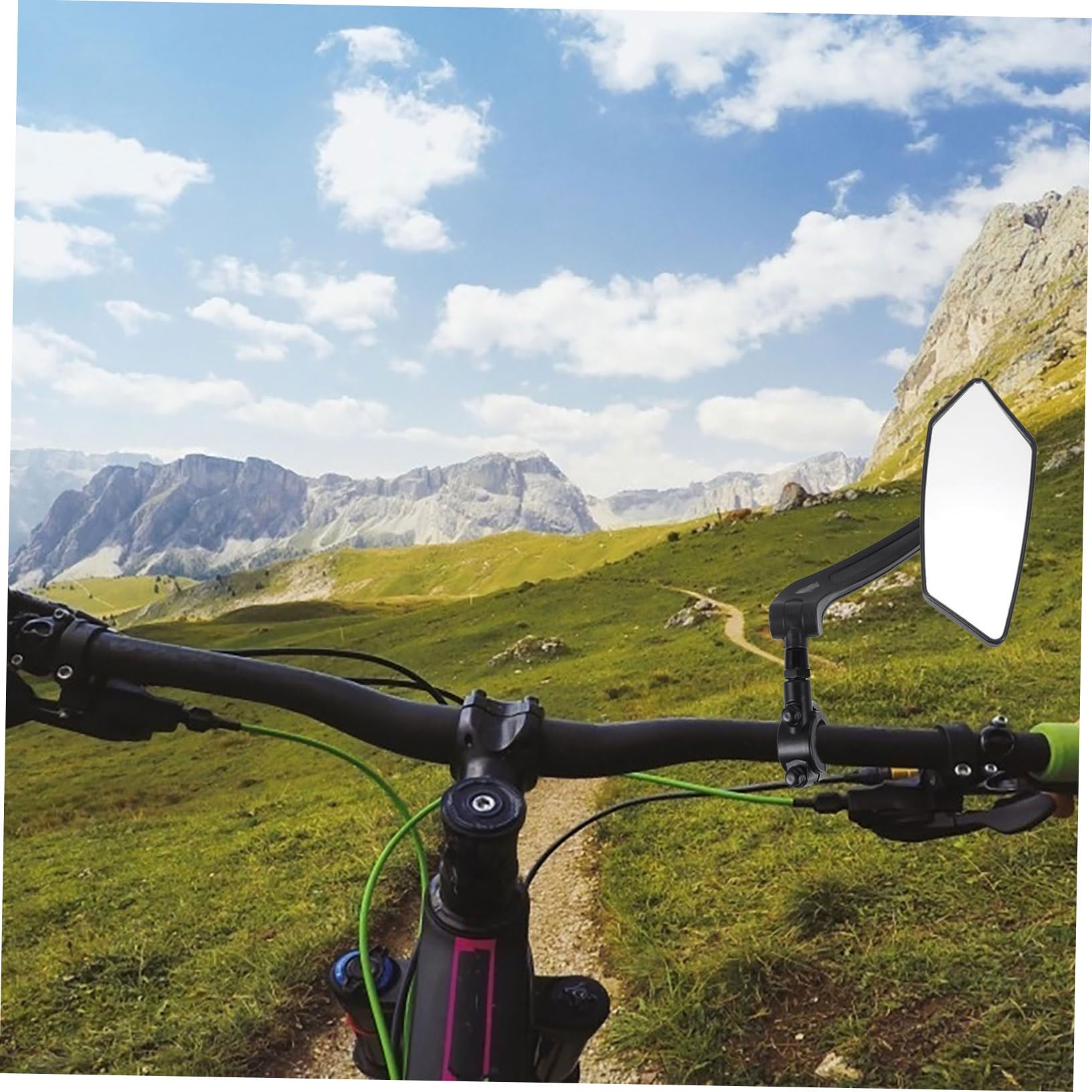 Sosoport 5 Pz specchietto retrovisore per bicicletta ciclo ciclismo accessori mountain bike mountain bike accessori specchietti da bicicletta per manubrio specchietto da manubrio Bicchiere