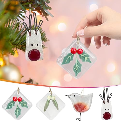 Miniatura 1 de Christmas Room Decor -Christmas Tree Gifts, Ocean Christmas Tree Decoration, Natural Stone Window Hanging Art Decoration, Unique Christmas Tree