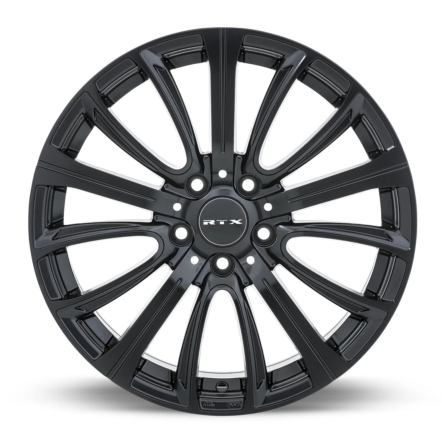 RTX Osaka Custom Wheel – 19x7.5, +35 Offset, 5x114.3 Bolt Pattern, Satin Black With Machined Face