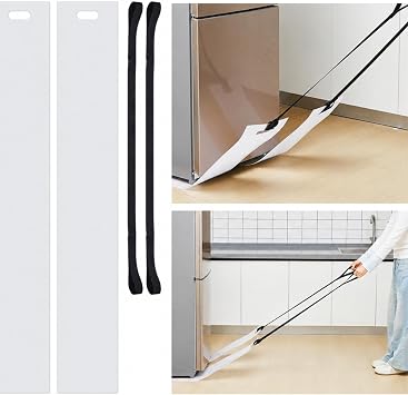 Soaoo 2 Set Appliance Slider with Strap, Moving Mat, Floor Mat, 8 x 60 Inch