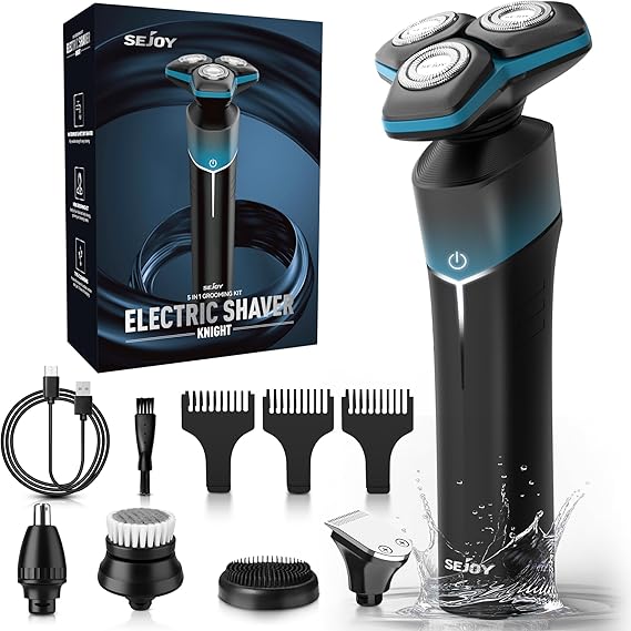 Electric Rotary Shaver Men UK, Electric Razor for Men, Shaving Razor