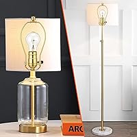 Vista 7 de Juego de 2 soportes desmontables para arpa de lámpara de 7 pulgadas para lámparas de mesa y de pie, soporte resistente para pantalla de lámpara