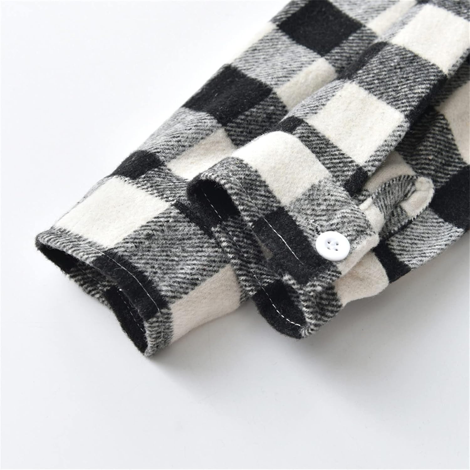 Baby Boys' and Toddler Long Sleeve Plaid Flannel Button Up Shirt for Boys Kids Jacket Shirt Baby Girl Spring Fall