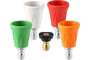 Pressure Washer Nozzle Guard, Stainless Steel High Power Washer Nozzle Tips