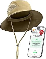 Vista 8 de GearTOP Fishing Hats for Men and Women Sun Protection, Camping Hat Bucket Hat with Strings