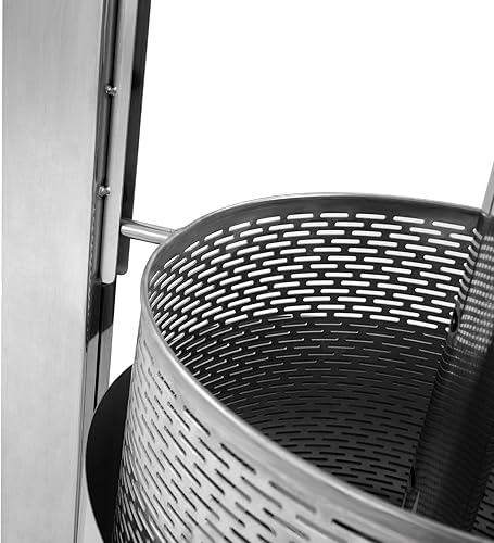 Miniatura 9 de Exprimidor manual extra grande de 5.3 galones, exprimidor de jugo de naranja de hierro fundido, exprimidor de limón de acero inoxidable, exprimidor