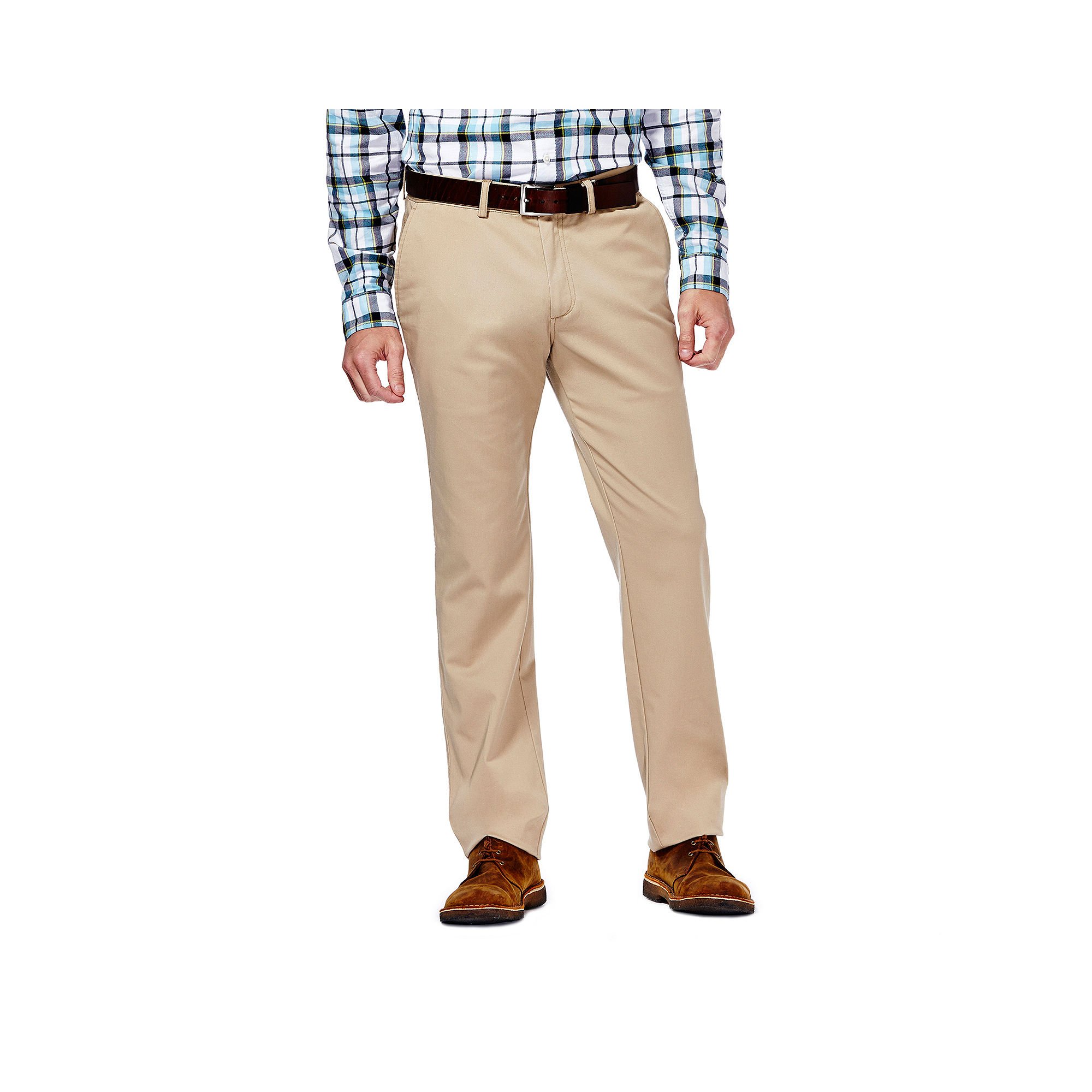 Haggar Men's Fashion Chino Pants - Regular & Big & Tall Sizes, Straight Fit, 60% Cotton 40% Recycled Polyester - View #11